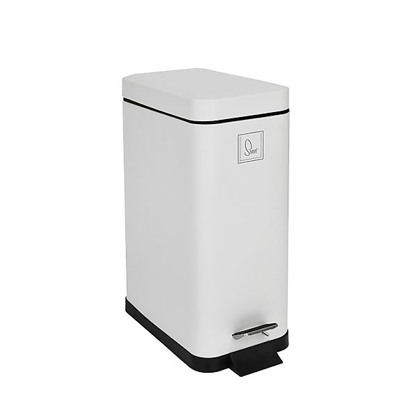 Svita STM10 Mülleimer Treteimer 10L Mit Inneneimer Softclose-Deckel Weiß günstig online kaufen