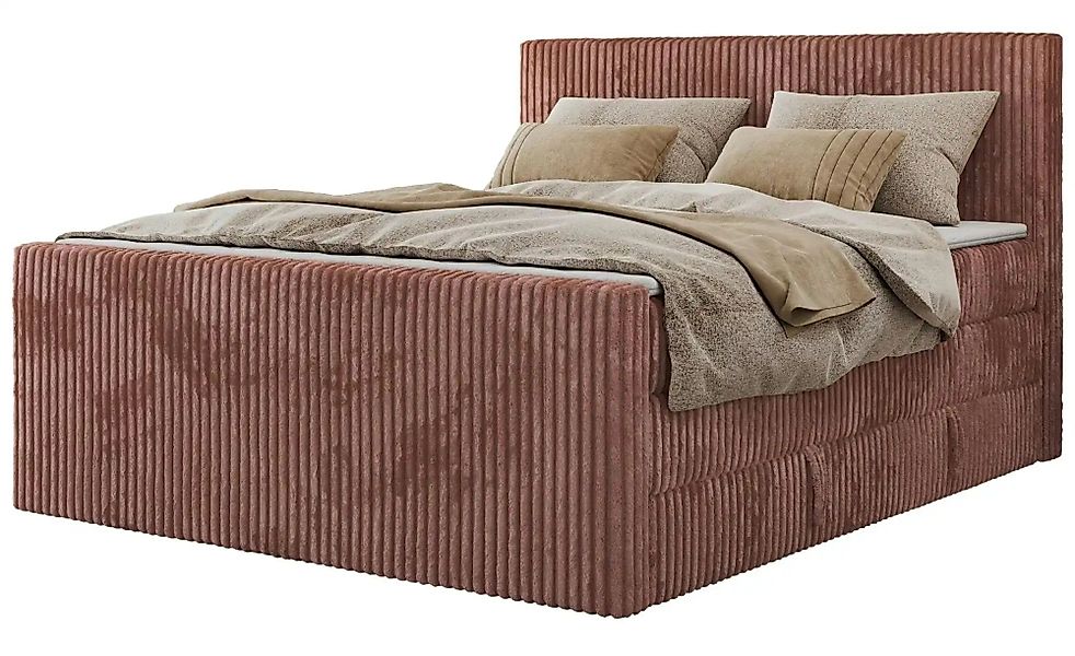 Boxspringbett mit Bettkasten Tiliano King Duo ¦ rosa/pink ¦ Maße (cm): B: 1 günstig online kaufen