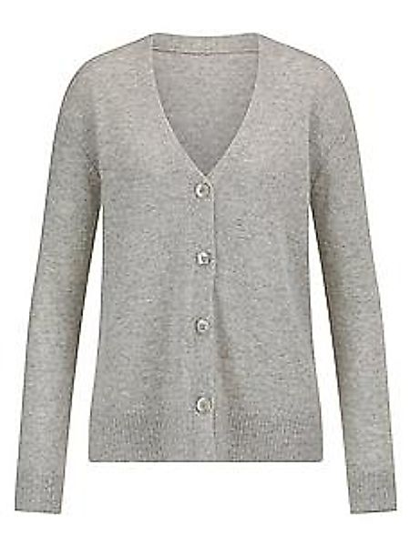 Strickjacke 1/1-Arm Peter Hahn grau günstig online kaufen
