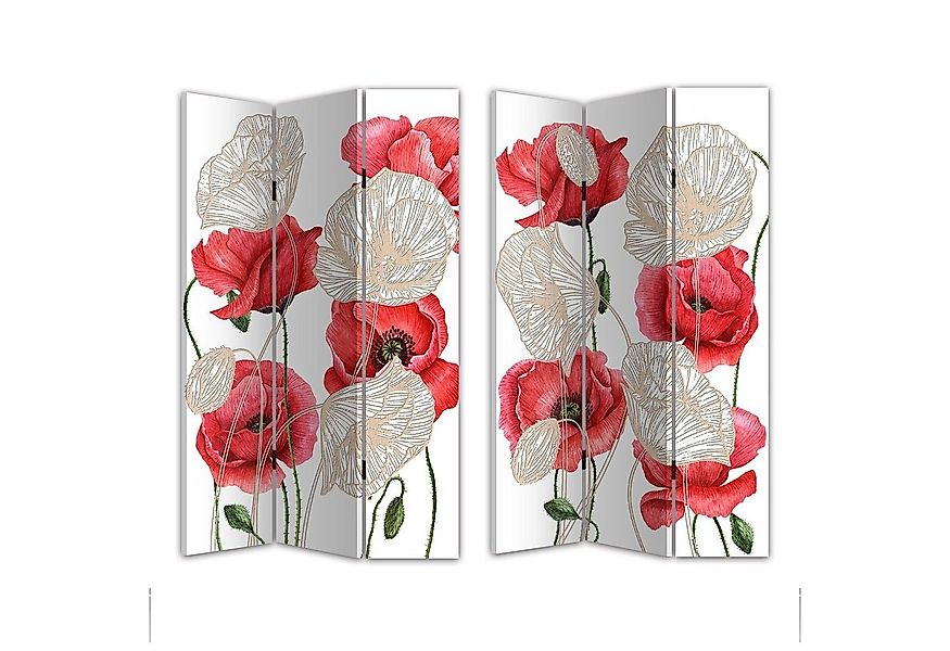 HTI-Line Paravent Paravent Poppy (Stück, 1 St., 1 Paravent), Raumteiler Sic günstig online kaufen