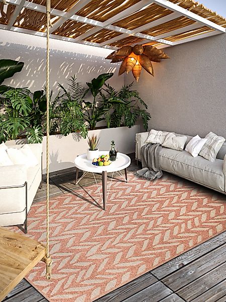 Villeroy & Boch Outdoorteppich "Georgette" rechteckig 4 mm Höhe In-& Outdoo günstig online kaufen