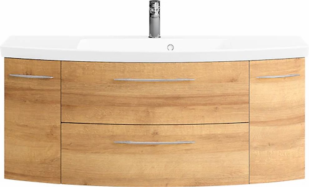 Saphir Badmöbel-Set »Cassca Sprint Waschtisch-Set Mineralmarmor-Waschtisch günstig online kaufen