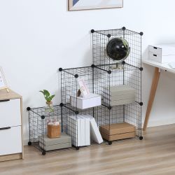 HOMCOM Steckregal Regalsystem mit 6 Fächern, günstig online kaufen