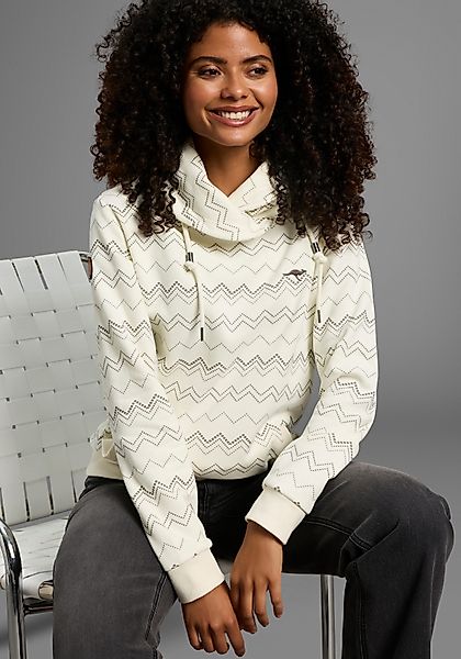 KangaROOS Sweatshirt mit hohem kuscheligen Kragen günstig online kaufen