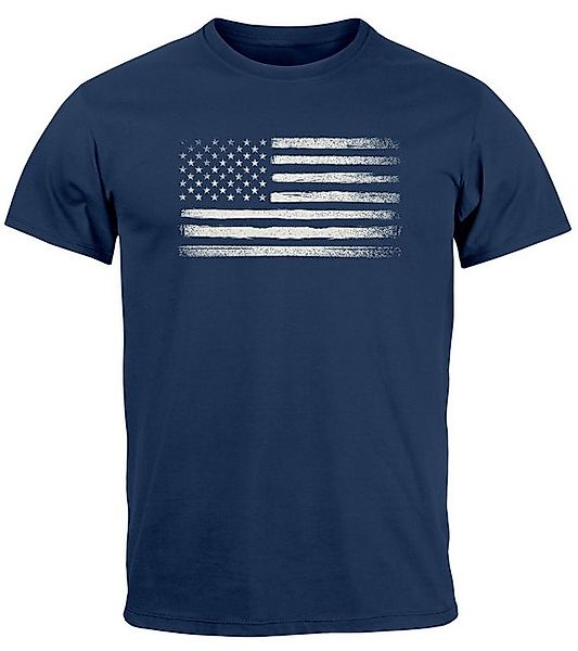 Neverless Print-Shirt Herren T-Shirt USA Flagge günstig online kaufen