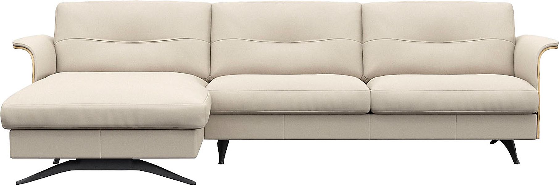 FLEXLUX Ecksofa »Glow, super bequem durch hochwertigem Sitzaufbau mit Feder günstig online kaufen