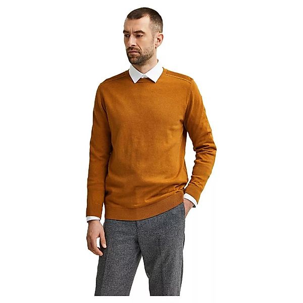 Selected Berg Rundhalsausschnitt Sweater M Wood Thrush / Detail Melange günstig online kaufen