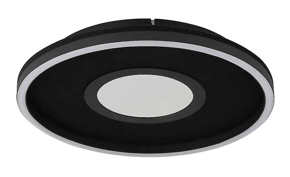 Globo Lighting Deckenleuchte   ¦ schwarz ¦ Maße (cm): B: 39,7 H: 6,3  Ø: 39 günstig online kaufen