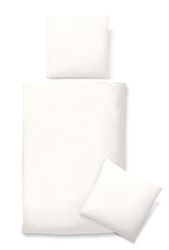 Biberna Bettwäsche "Romy" 2 Stk. tlg. feine Streifen in Uni-Optik und kochf günstig online kaufen