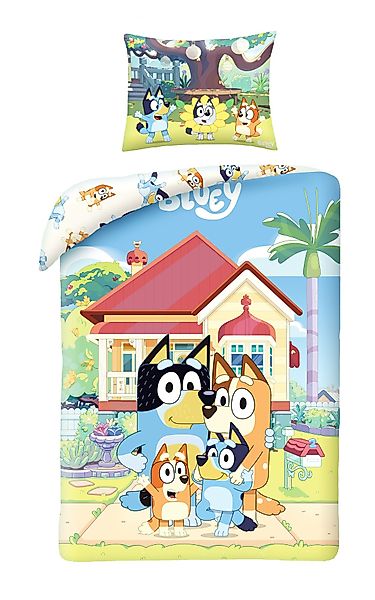MTOnlinehandel Bettwäsche Bluey 100x135 + 40x60 günstig online kaufen
