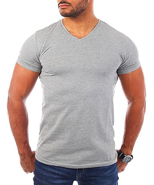 Young & Rich T-Shirt Herren Uni Basic V-neck V-Ausschnitt Unterziehshirt 17 günstig online kaufen