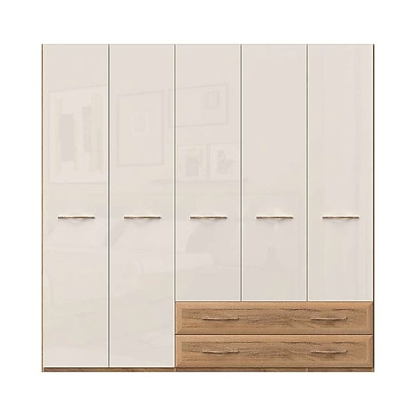 Home affaire Kleiderschrank »Gala, beige hochglänzend UV lackiert, kratzfes günstig online kaufen