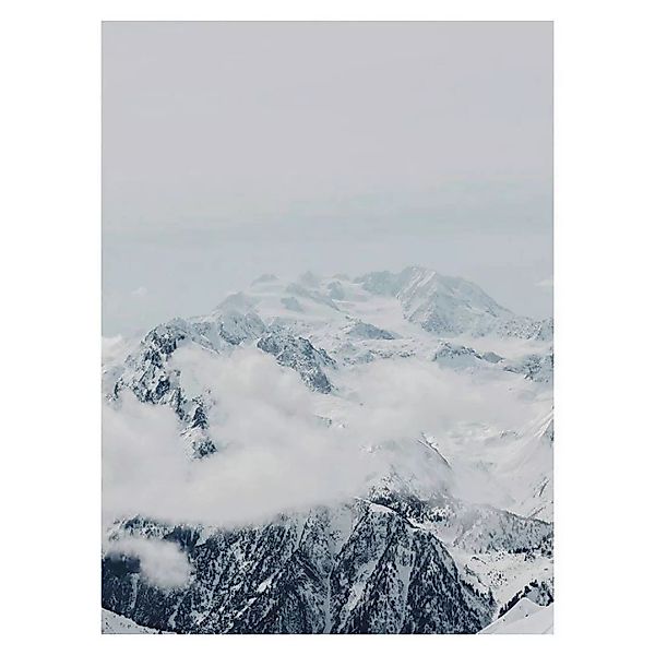 Komar Wandbild Mountains Clouds Berge B/L: ca. 30x40 cm günstig online kaufen
