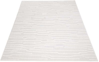 Carpet City Teppich "In-& Outdoorteppich Santorini 450, 3D-Effekt, Gestreif günstig online kaufen