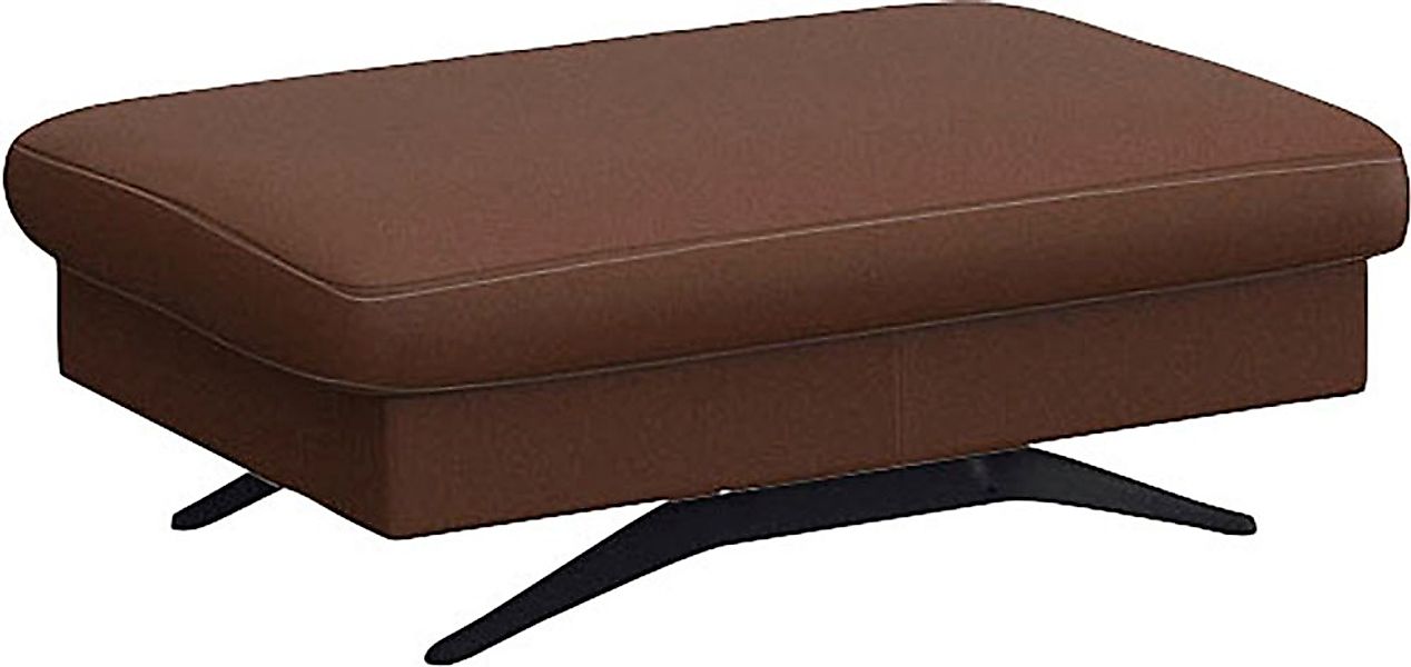 FLEXLUX Pouf "Glow Sitzhocker, Polsterhocker" Hocker mit Stauraum, Fuß schw günstig online kaufen