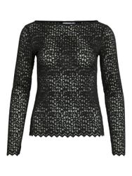 Vila Blusenshirt Spitzenmuster, Lange Ärmel, Elegante günstig online kaufen