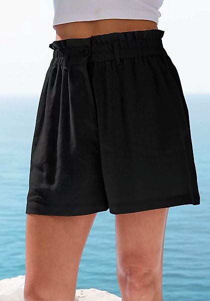 Buffalo Shorts, mit Leinenanteil, luftige kurze Hose mit Taschen, Sommer Sh günstig online kaufen