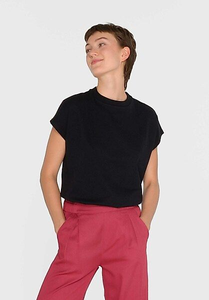 Damen T-shirt Structured Im Boxy Style günstig online kaufen