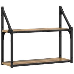 vidaXL Regal Wandregal Eiche handwerklich 60 günstig online kaufen