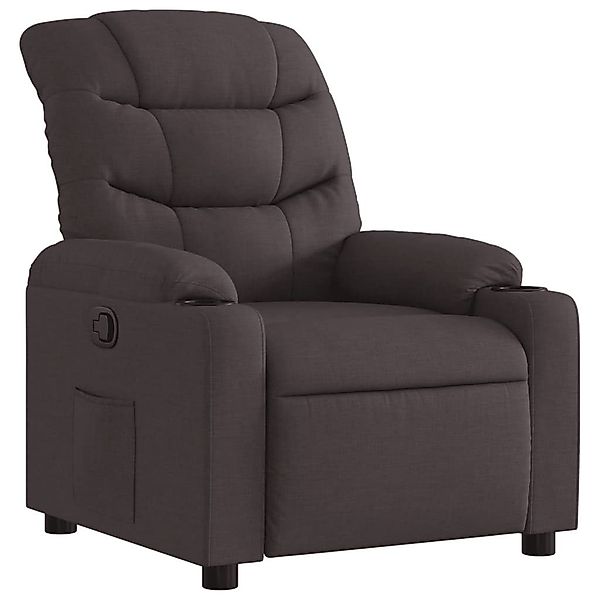 vidaXL Sessel Relaxsessel Dunkelbraun Stoff (1-St) günstig online kaufen