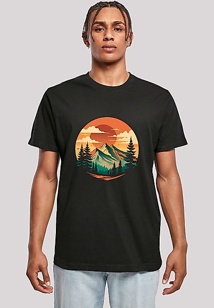 F4NT4STIC T-Shirt "Sonnenuntergang Berglandschaft" Premium Qualität günstig online kaufen