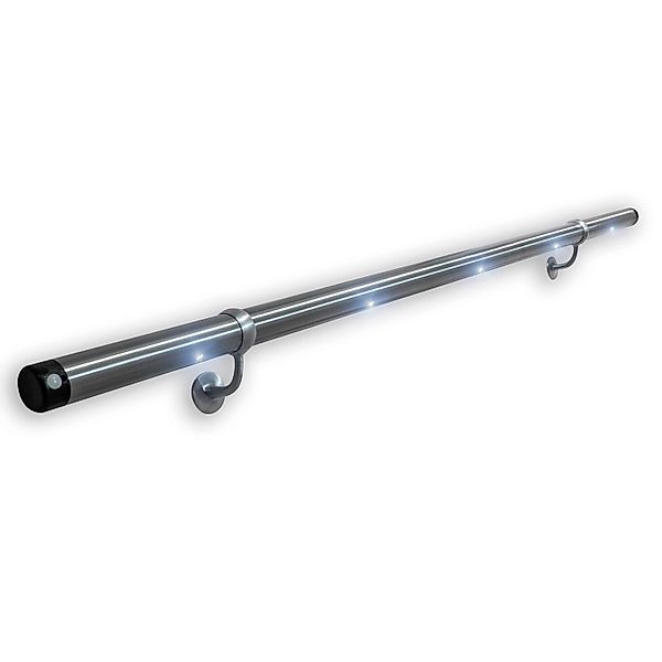 Treba LED-Handlauf-Set PiccoRail L1 V2A Ø 4,2 cm x 150 cm Edelstahl günstig online kaufen