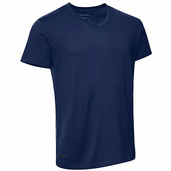 Merino Shirt Herren Kurzarm Regularfit V-neck 150 günstig online kaufen