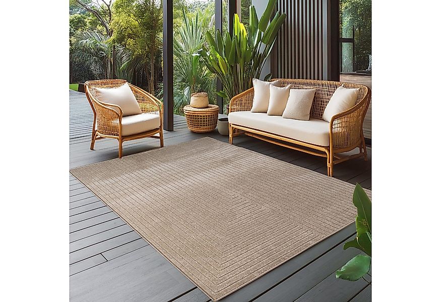 Carpettex Outdoorteppich Skandinavischer 3D Design, Läufer, Höhe: 5 mm, Out günstig online kaufen