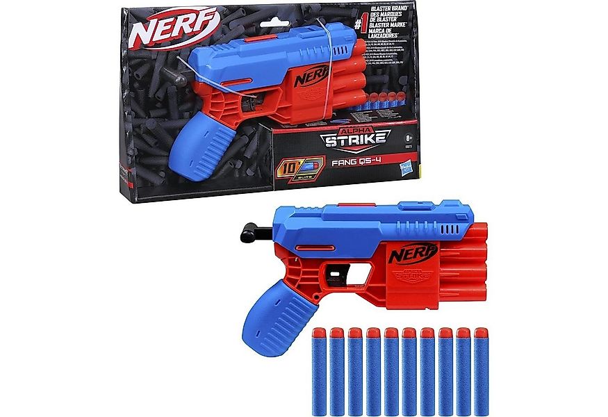 Hasbro Spielzeug-Polizei Hasbro E6973 QS-4 Nerf Alpha Strike Spielzeug-Blas günstig online kaufen