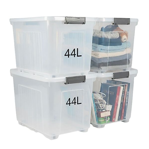 Plastard Aufbewahrungsbox mit Deckel & Rollen günstig online kaufen