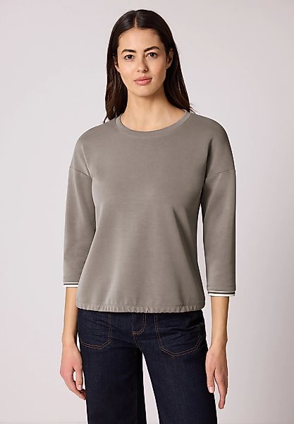 STREET ONE Rundhalsshirt Rundhalsausschnitt günstig online kaufen