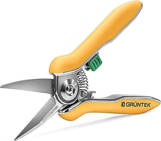 GRÜNTEK Gartenschere Rosen-Pflanzenschere COLIBRI 170mm Edelstahlklingen günstig online kaufen