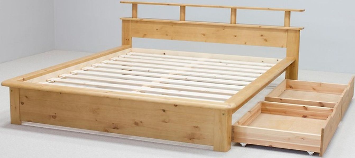 OTTO home Funktionsbett »"FINJA " Kieferbett, Futonbett, Kopfteil mit Ablag günstig online kaufen