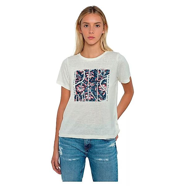 Pepe Jeans Brooklyn Kurzärmeliges T-shirt S Off White günstig online kaufen
