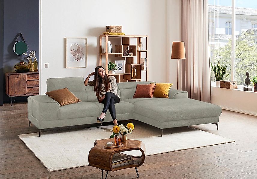 W.SCHILLIG Ecksofa "piedroo, Designsofa mit tollem Sitzkomfort, elegant und günstig online kaufen