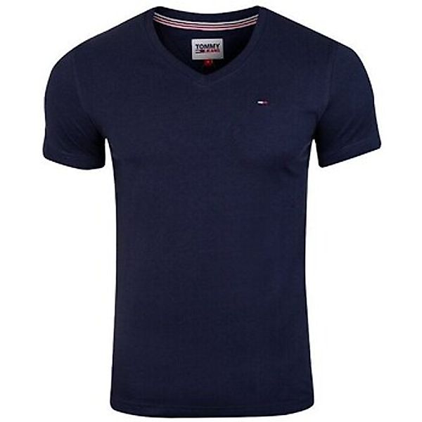 Tommy Jeans T-Shirt TJM ORIGINAL JERSEY V NECK TEE mit V-Ausschnitt und dez günstig online kaufen