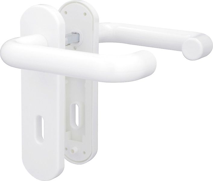 Alpertec Türgriff Alpertec BB-Kurzschildgarnitur Nylon weiß günstig online kaufen