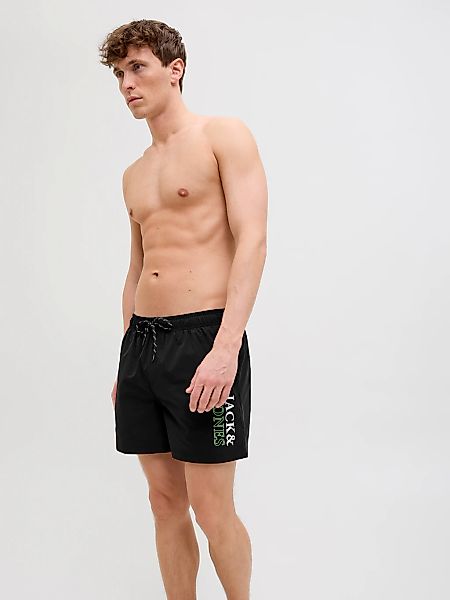 Jack & Jones Badeshorts "JPSTMAUI JJSWIM DOUBLE LOGO AKM SN" günstig online kaufen