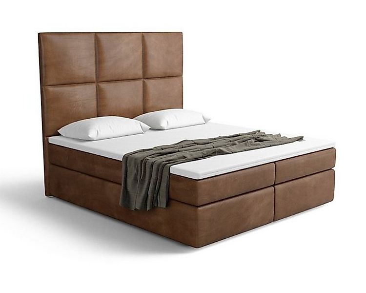 Sofa Dreams Boxspringbett Gavia (6 Teile), Bettkasten, Kunstleder, modernes günstig online kaufen