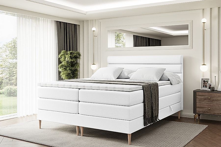 ALTDECOR Boxspringbett CELESTIA-F KING (Multipocket-Matratze H4, günstig online kaufen