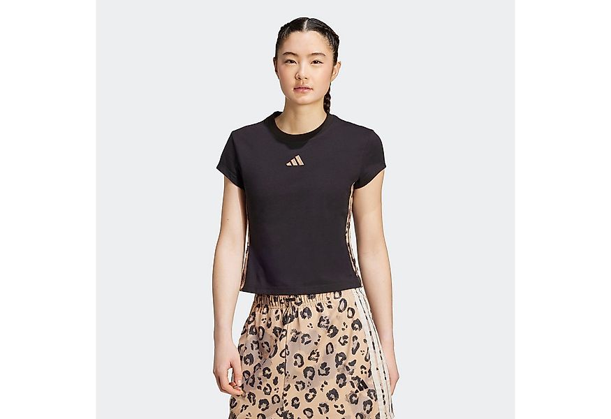adidas Sportswear T-Shirt ANIMAL PRINT 3-STRIPES sportlicher Schnitt, kurze günstig online kaufen