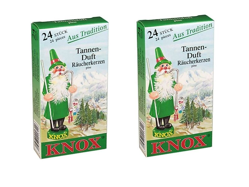 KNOX Duftkerze 2 Päckchen Räucherkerzen- Tanne - 24er Packung günstig online kaufen