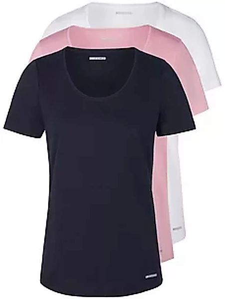Rundhals-Shirt im 3er-Set St. Emile mehrfarbig günstig online kaufen