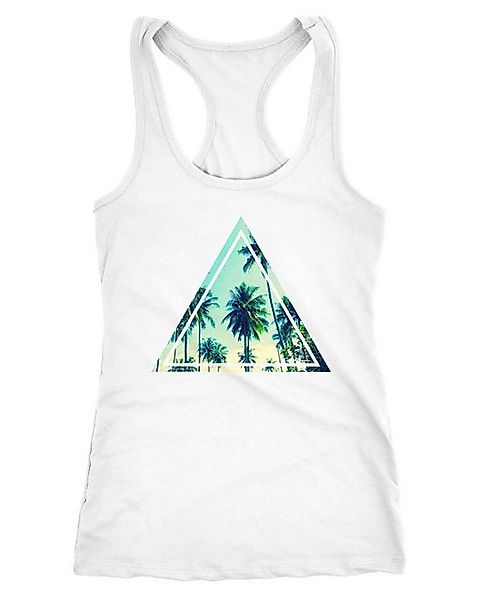 Neverless Tanktop Damen Tank-Top Foto Print Ananas Palmen Sommer Tropical D günstig online kaufen