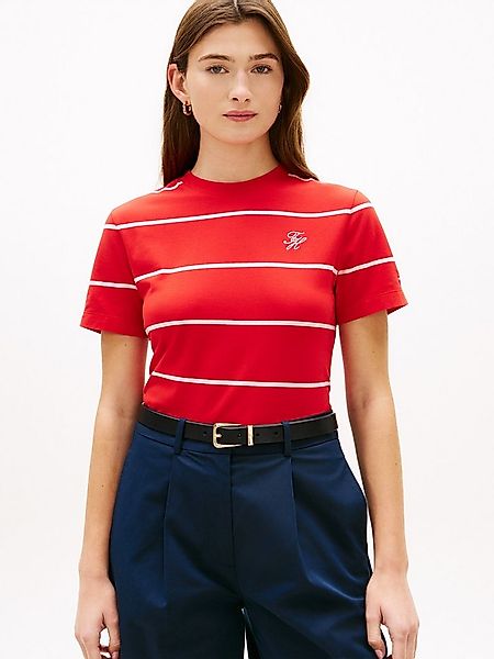 Tommy Hilfiger Kurzarmshirt TH SCRIPT REGULAR C-NECK SHORT SLEEVE TEE günstig online kaufen