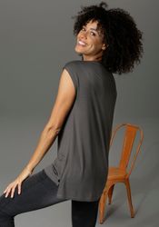 Aniston CASUAL T-Shirt mit Frontdruck, teilweise glitzernder Folienprint günstig online kaufen