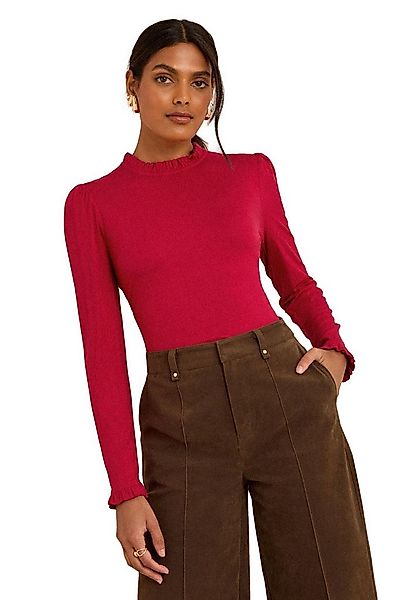 Love & Roses Langarmbluse Love & Roses Jersey-Oberteil mit Rüschen, Regular günstig online kaufen