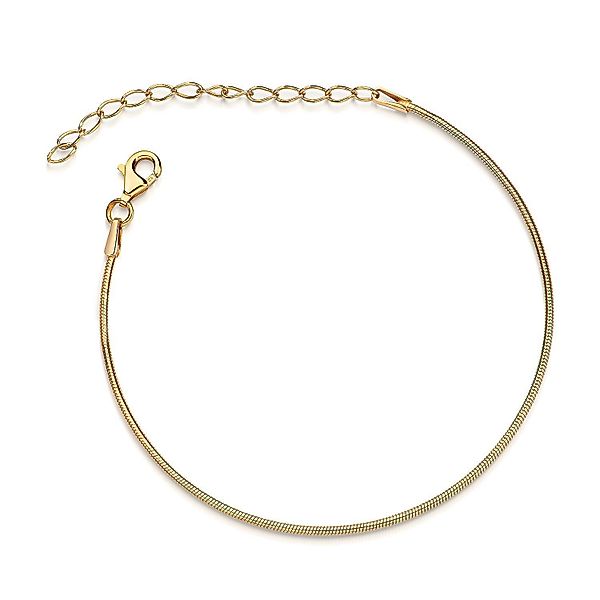 Materia Armkette Damen Gold Schlangenarmband 17-22cm günstig online kaufen