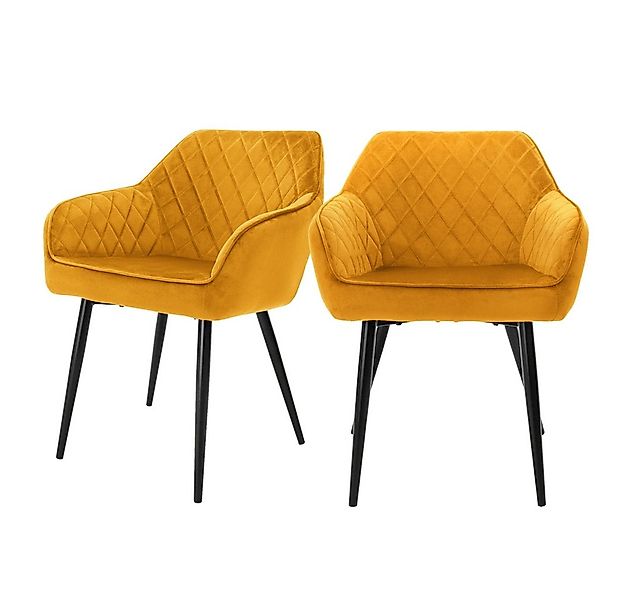 ML-DESIGN Polsterstuhl Esszimmerstühle mit Rücken- & Armlehne moderne Desig günstig online kaufen