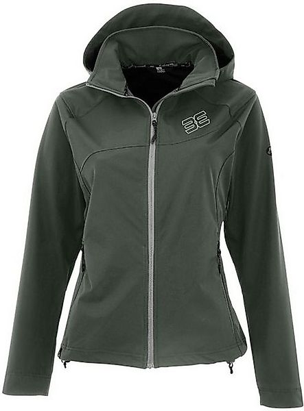 Maul Outdoorjacke Damen Softshelljacke Gaisspitze mit Kapuze - dark green günstig online kaufen
